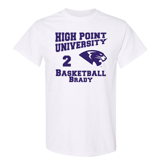 High Point - NCAA Men's Basketball : Vincent Brady - T-Shirt-0