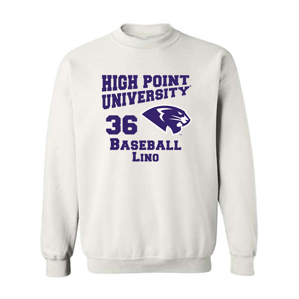 High Point - NCAA Baseball : Anthony Lino - Crewneck Sweatshirt-0