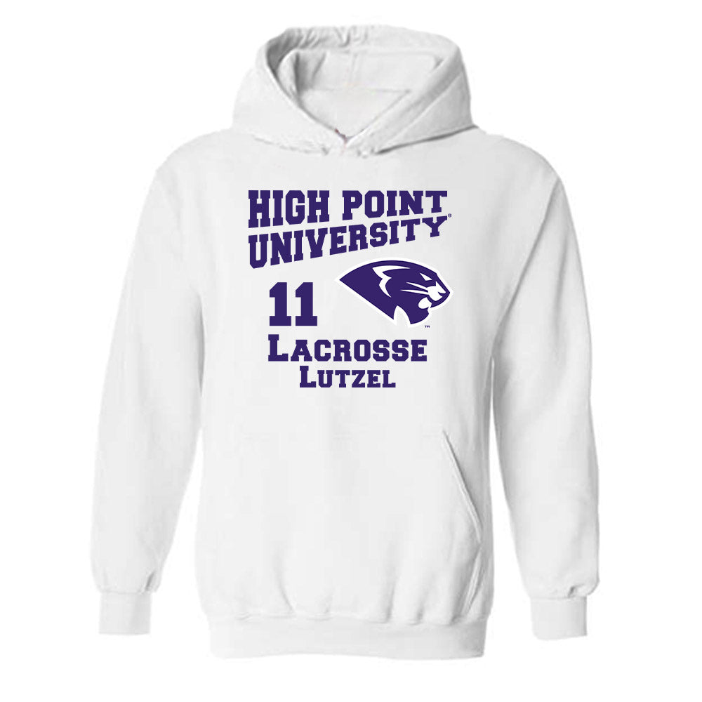 High Point - NCAA Men's Lacrosse : Matt Lutzel - Hooded Sweatshirt-0