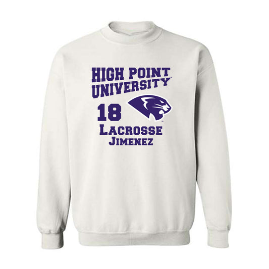 High Point - NCAA Women's Lacrosse : Marissa Jimenez - Crewneck Sweatshirt-0