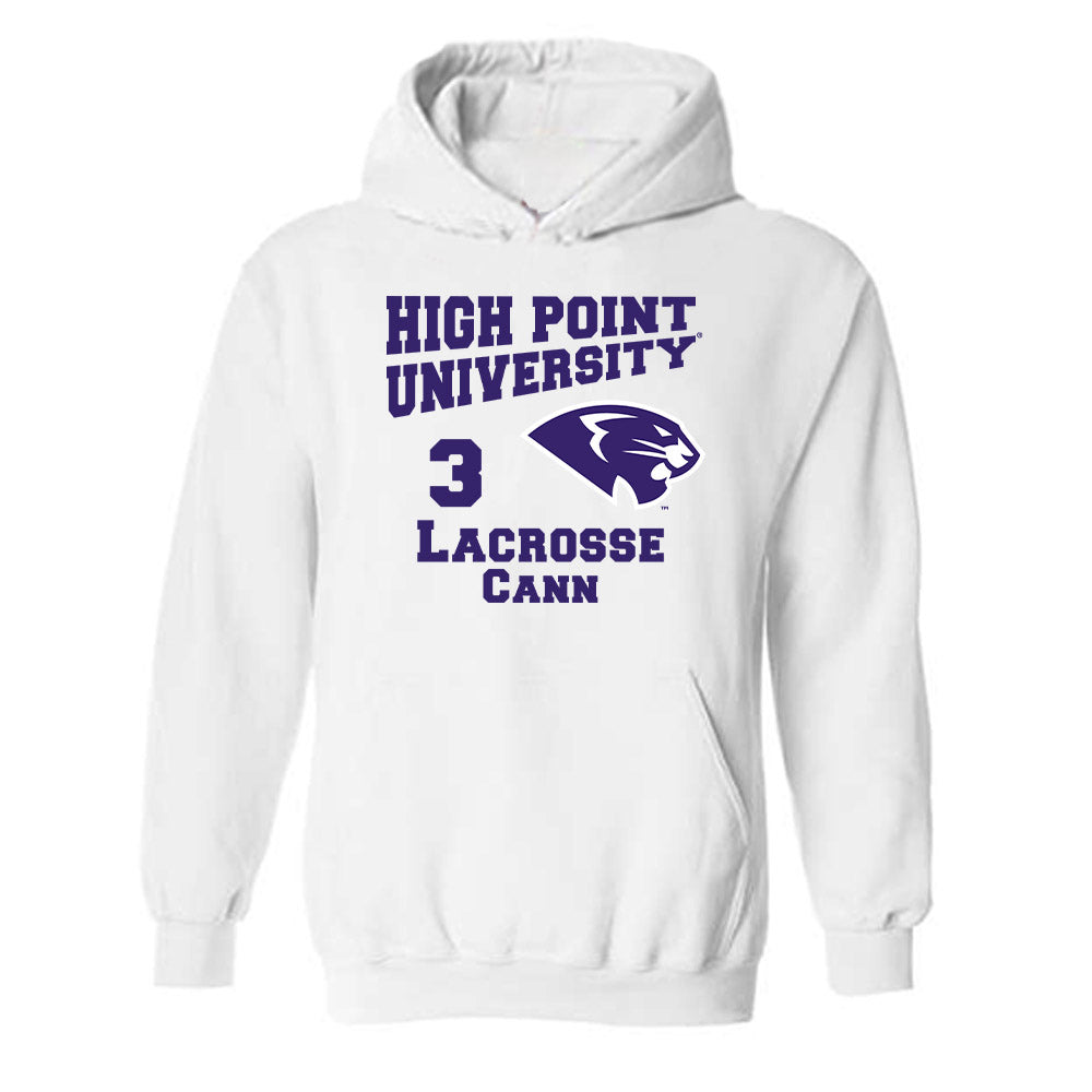 High Point - NCAA Men's Lacrosse : Ian Cann - Hooded Sweatshirt-0