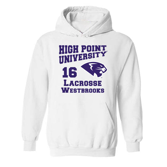 High Point - NCAA Men's Lacrosse : James Westbrooks - Hooded Sweatshirt-0