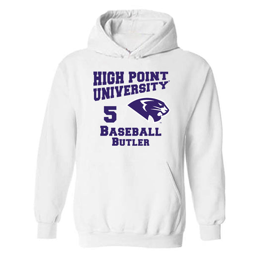 High Point - NCAA Baseball : Cordarius Butler - Hooded Sweatshirt-0