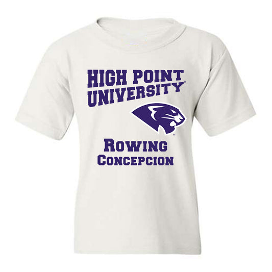 High Point - NCAA Women's Rowing : Kate Concepcion - Youth T-Shirt-0