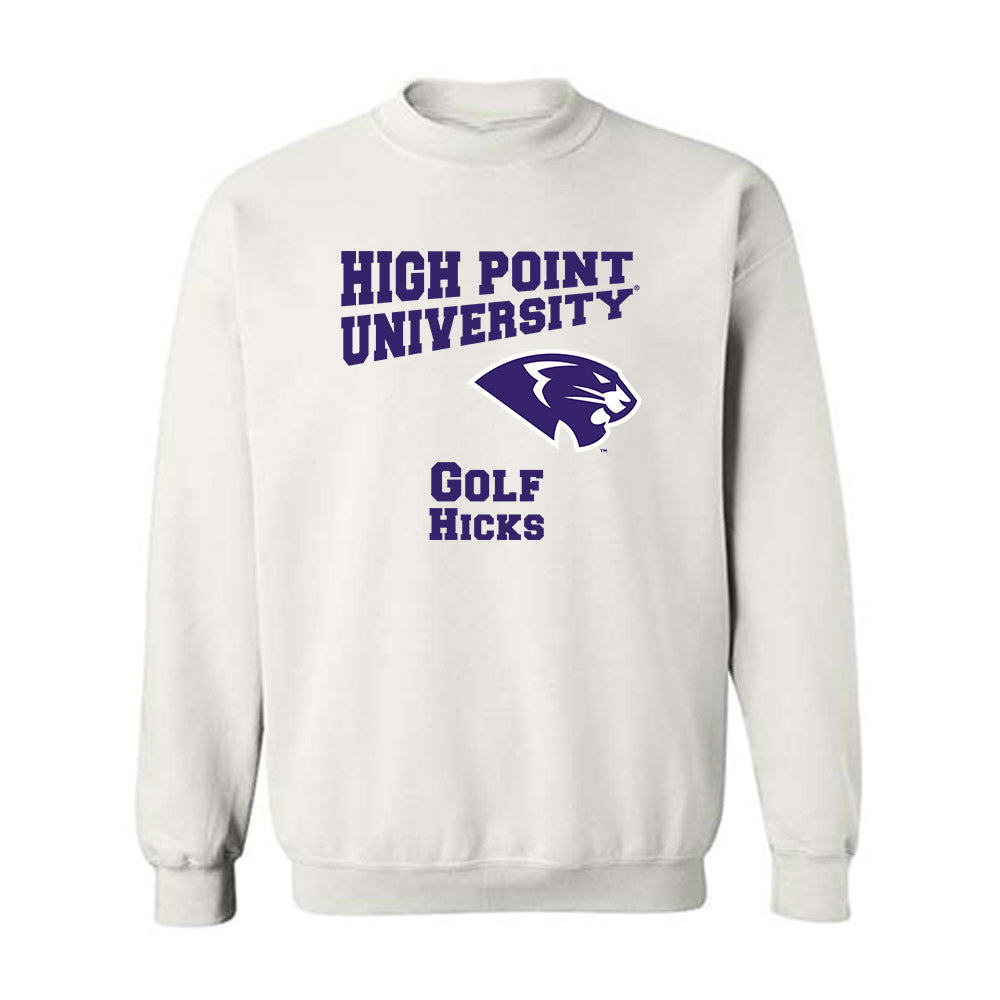 High Point - NCAA Men's Golf : Will Hicks - Crewneck Sweatshirt-0