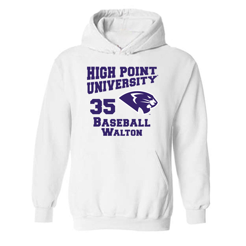 High Point - NCAA Baseball : Wade Walton - Hooded Sweatshirt-0