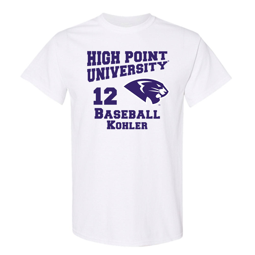 High Point - NCAA Baseball : Jace Kohler - T-Shirt-0