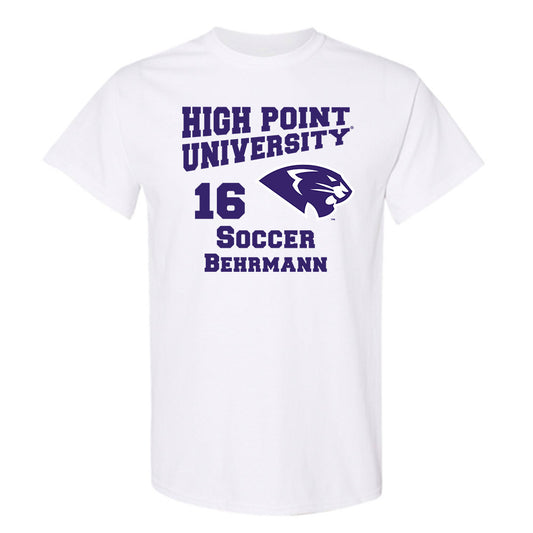 High Point - NCAA Men's Soccer : Noah Behrmann - T-Shirt-0