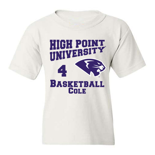High Point - NCAA Women's Basketball : Sanai Cole - Youth T-Shirt-0