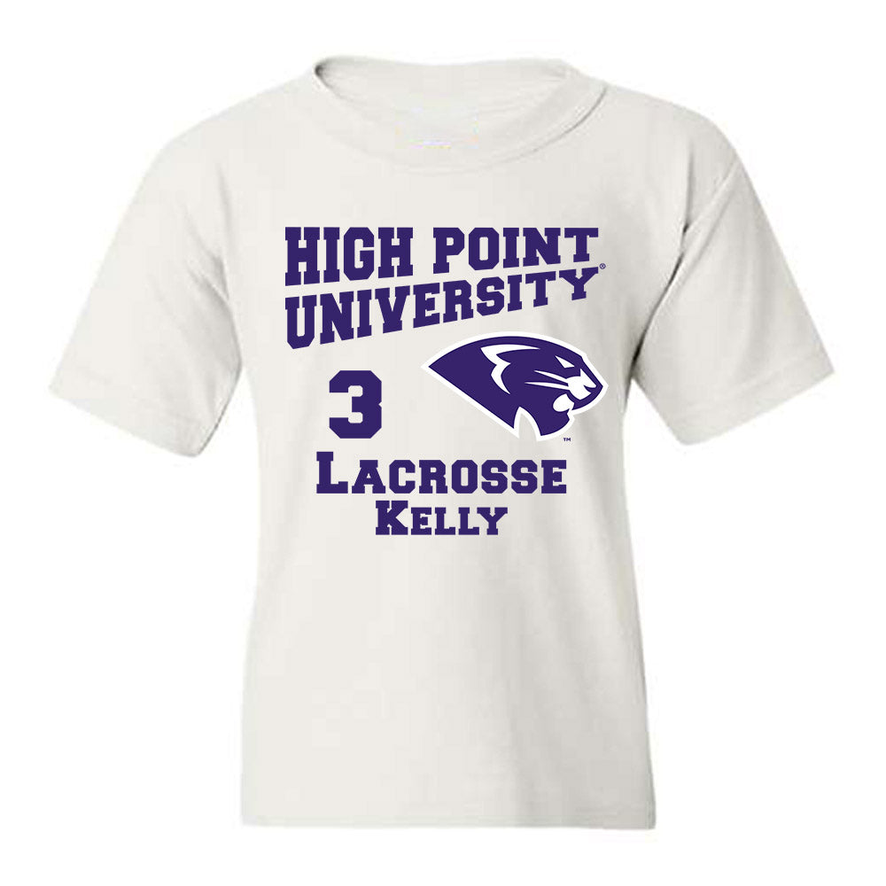 High Point - NCAA Women's Lacrosse : Mairin Kelly - Youth T-Shirt-0