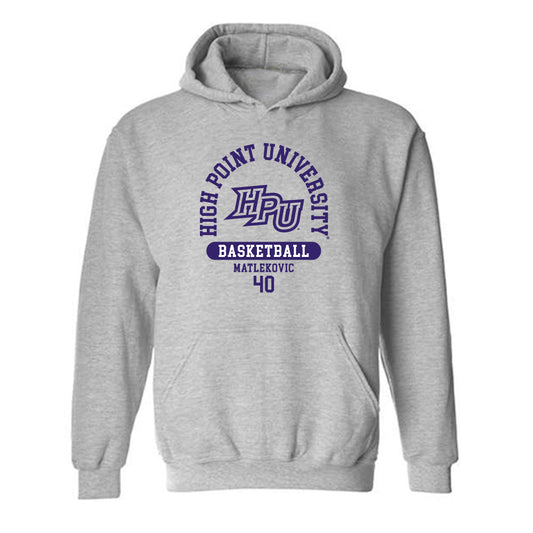 High Point - NCAA Men's Basketball : Ivan Matlekovic - Hooded Sweatshirt-0