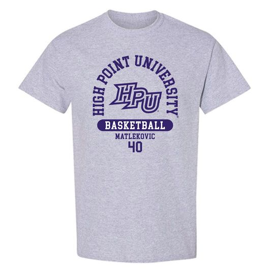 High Point - NCAA Men's Basketball : Ivan Matlekovic - T-Shirt-0