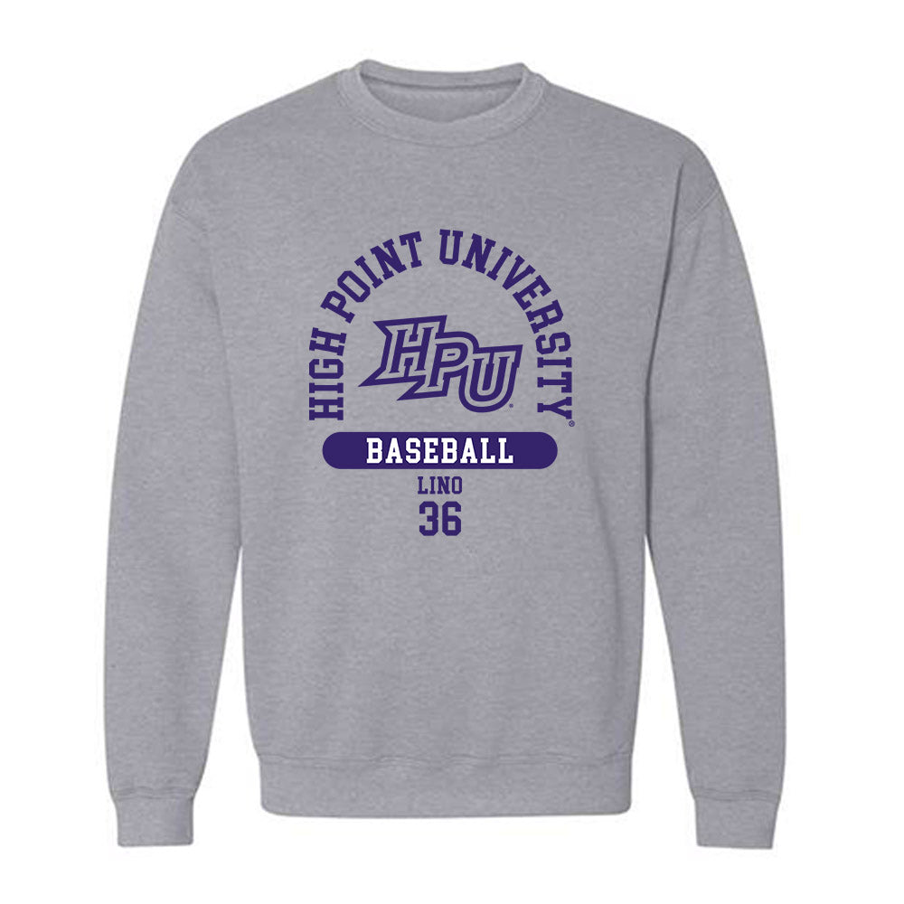 High Point - NCAA Baseball : Anthony Lino - Crewneck Sweatshirt-0