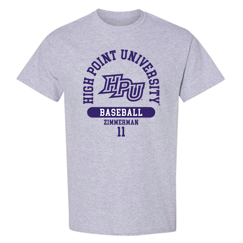 High Point - NCAA Baseball : Noah Zimmerman - T-Shirt-0