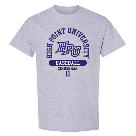 High Point - NCAA Baseball : Noah Zimmerman - T-Shirt-0