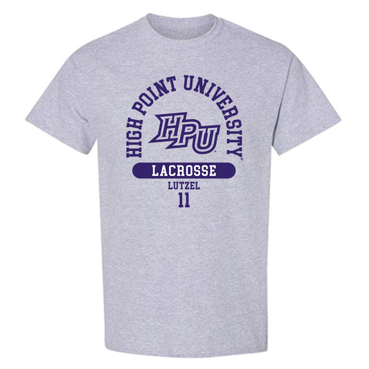 High Point - NCAA Men's Lacrosse : Matt Lutzel - T-Shirt-0