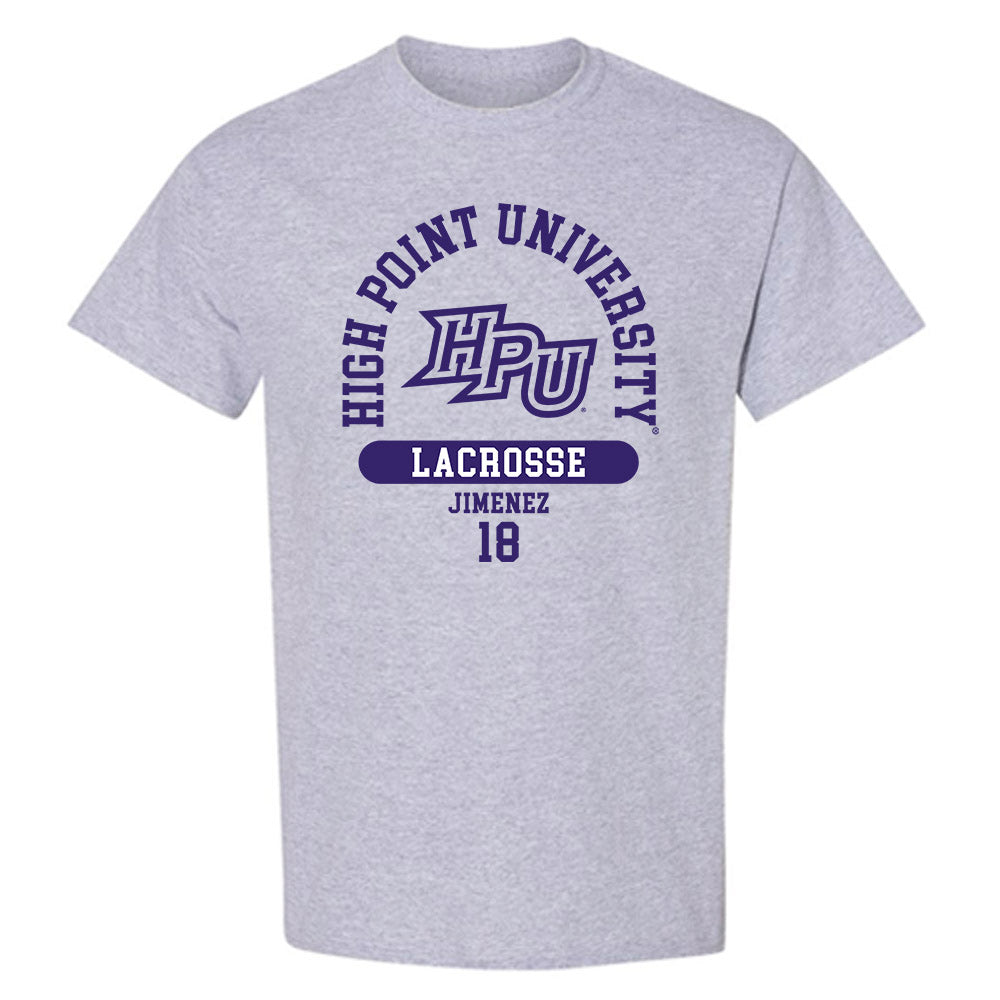 High Point - NCAA Women's Lacrosse : Marissa Jimenez - T-Shirt-0