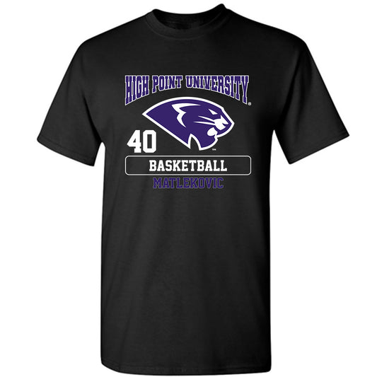 High Point - NCAA Men's Basketball : Ivan Matlekovic - T-Shirt-0