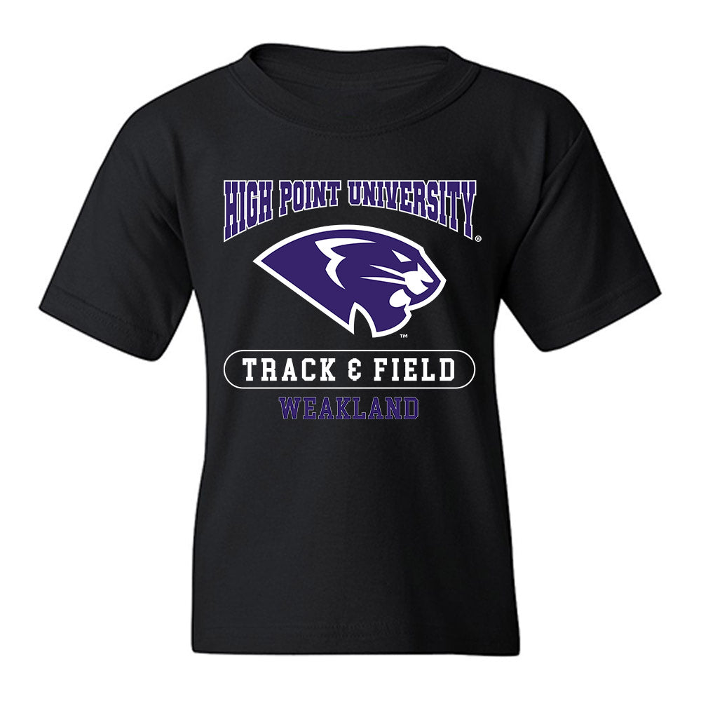 High Point - NCAA Men's Track & Field : Jake Weakland - Youth T-Shirt-0