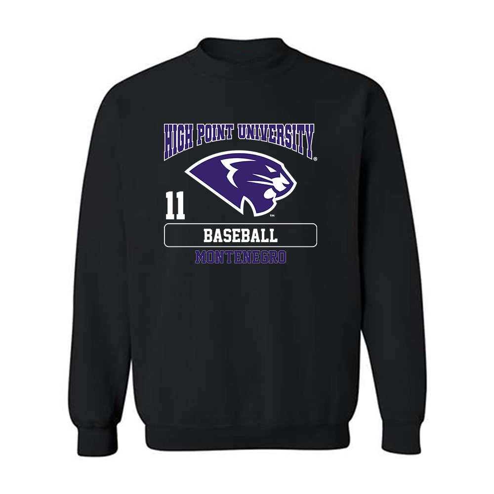 High Point - NCAA Baseball : Adrian Montenegro - Crewneck Sweatshirt-0