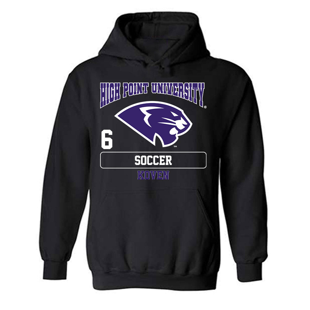 High Point - NCAA Men's Soccer : Koven Johnson - Hooded Sweatshirt-0