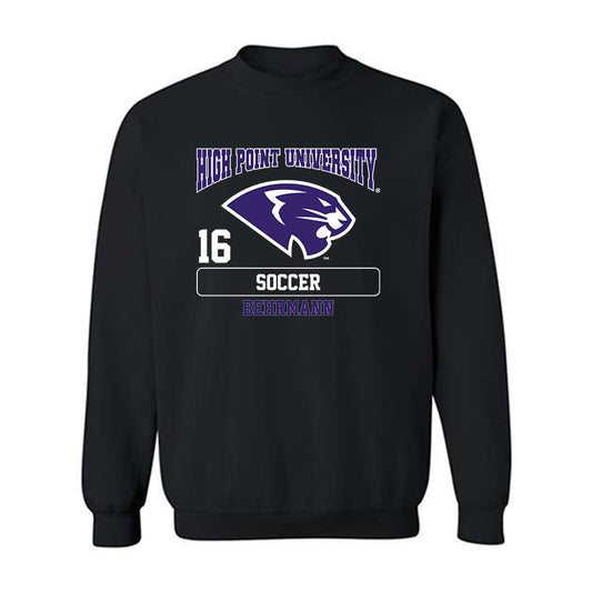 High Point - NCAA Men's Soccer : Noah Behrmann - Crewneck Sweatshirt-0