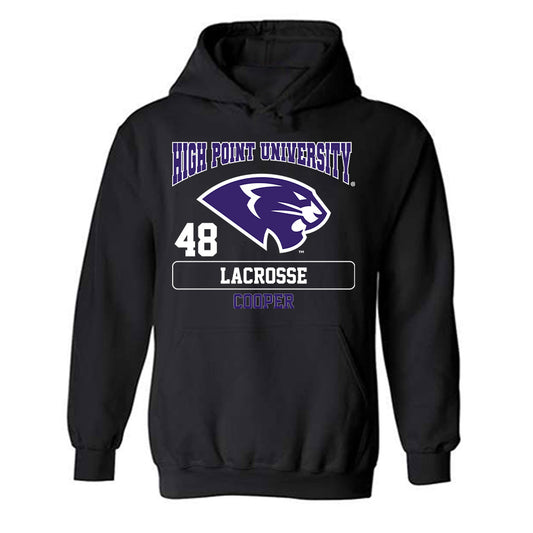 High Point - NCAA Men's Lacrosse : Owen Cooper - Hooded Sweatshirt-0