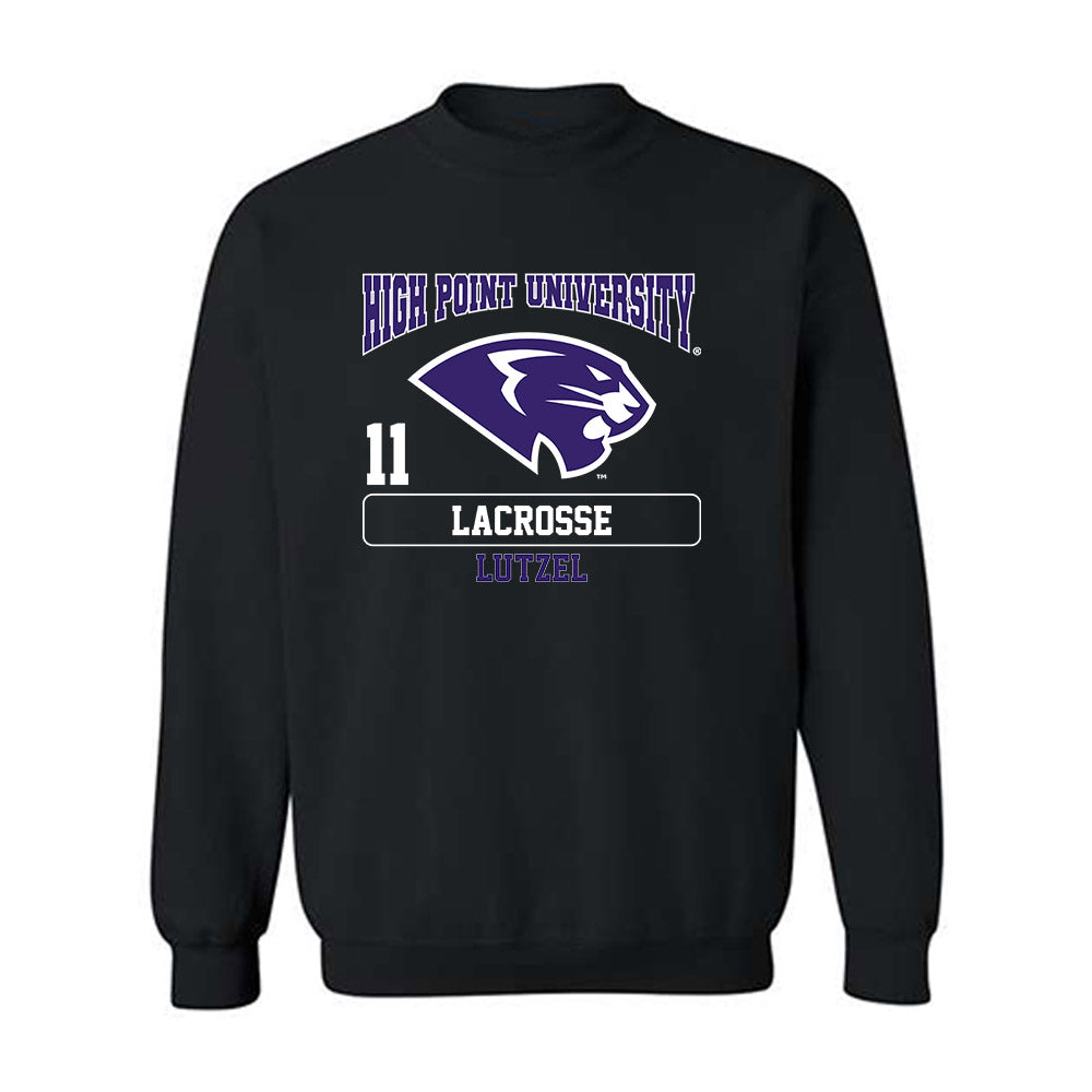 High Point - NCAA Men's Lacrosse : Matt Lutzel - Crewneck Sweatshirt-0