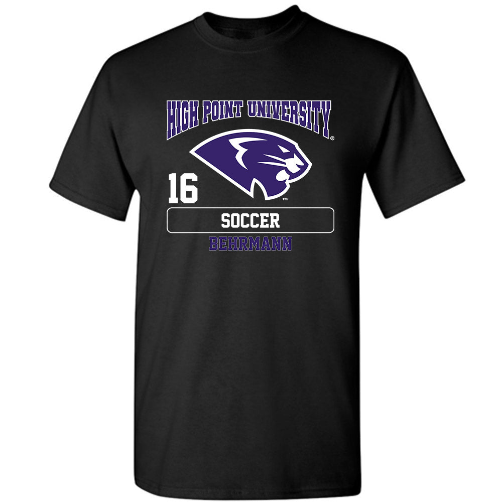 High Point - NCAA Men's Soccer : Noah Behrmann - T-Shirt-0