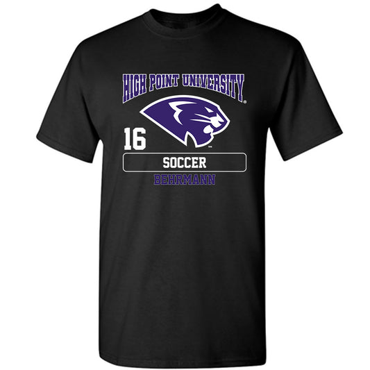 High Point - NCAA Men's Soccer : Noah Behrmann - T-Shirt-0