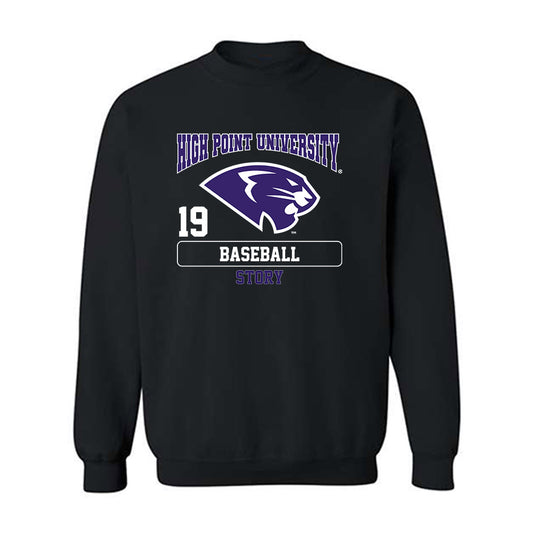 High Point - NCAA Baseball : Dylan Story - Crewneck Sweatshirt-0