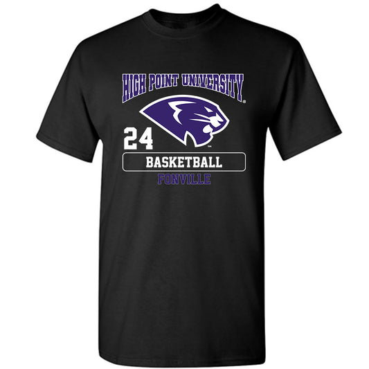 High Point - NCAA Men's Basketball : David Fonville - T-Shirt-0
