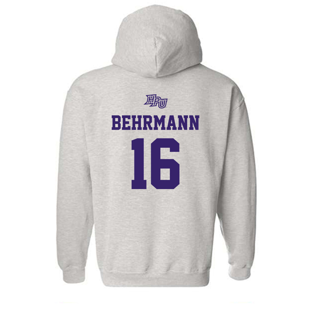 High Point - NCAA Men's Soccer : Noah Behrmann - Hooded Sweatshirt-1