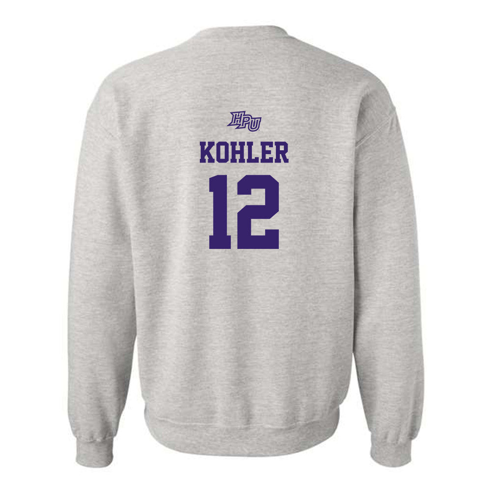 High Point - NCAA Baseball : Jace Kohler - Crewneck Sweatshirt-1