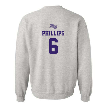High Point - NCAA Women's Basketball : Dakota Phillips - Crewneck Sweatshirt-1