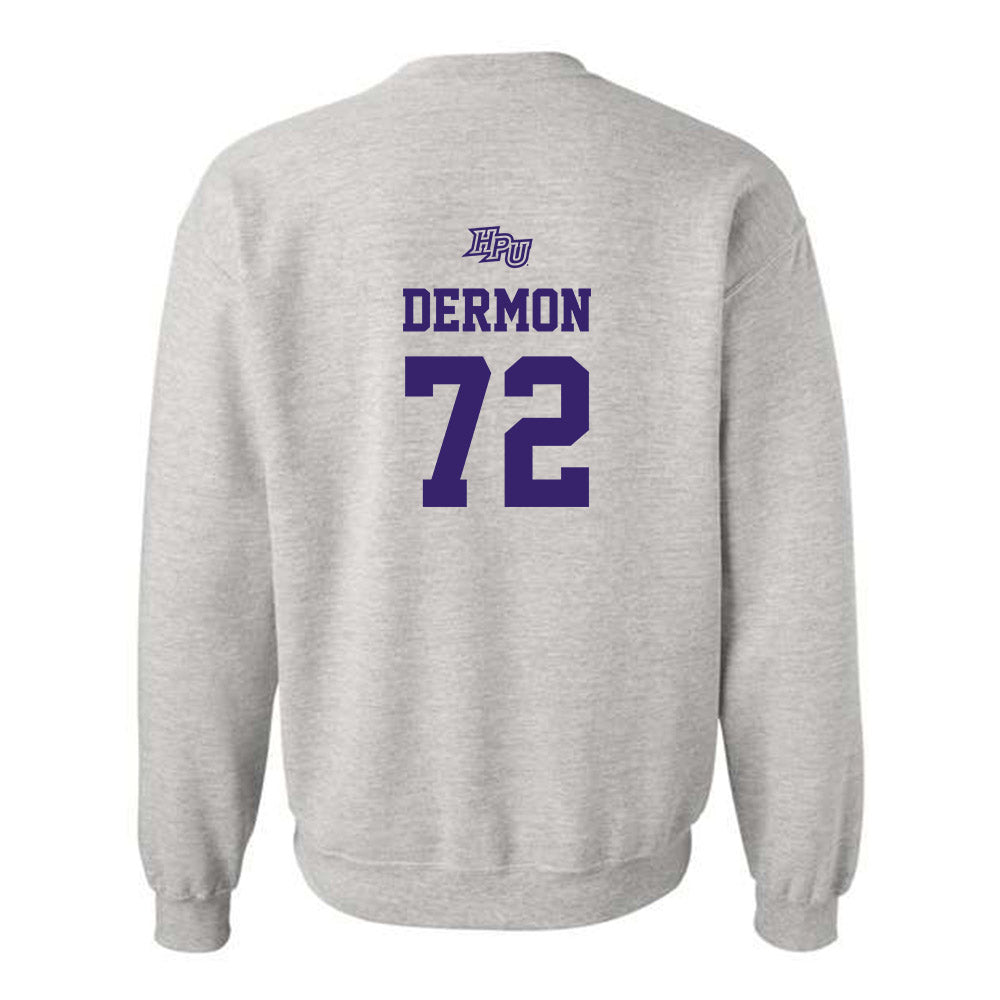 High Point - NCAA Men's Lacrosse : Luke Dermon - Crewneck Sweatshirt-1