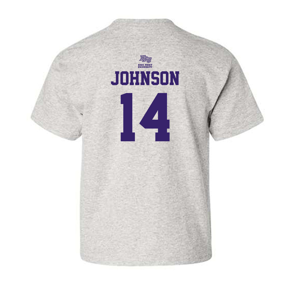 High Point - NCAA Baseball : Landen Johnson - Youth T-Shirt-1