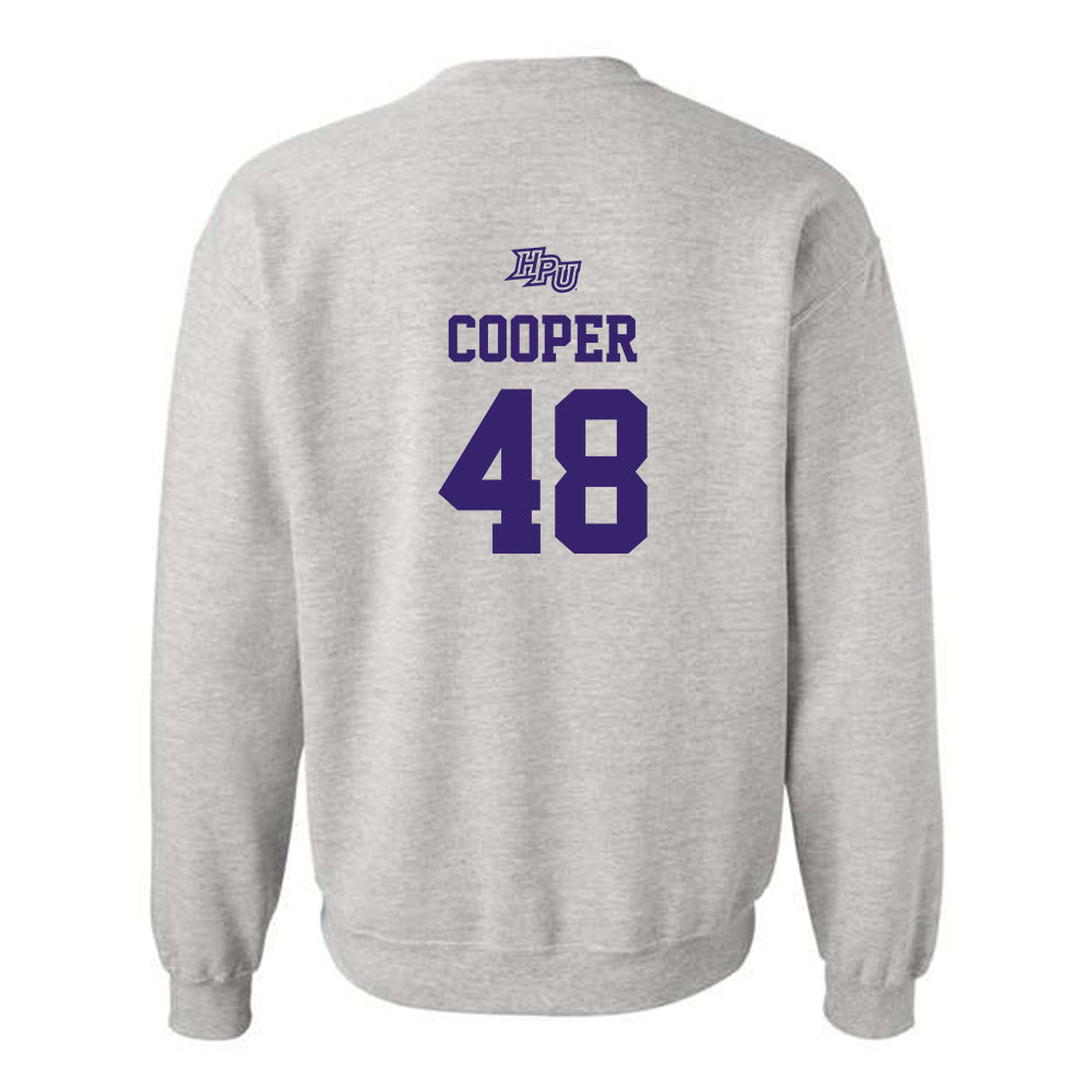High Point - NCAA Men's Lacrosse : Owen Cooper - Crewneck Sweatshirt-1