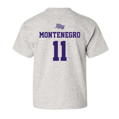 High Point - NCAA Baseball : Adrian Montenegro - Youth T-Shirt-1