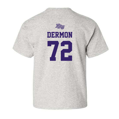 High Point - NCAA Men's Lacrosse : Luke Dermon - Youth T-Shirt-1