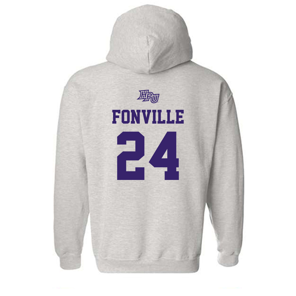 High Point - NCAA Men's Basketball : David Fonville - Hooded Sweatshirt-1