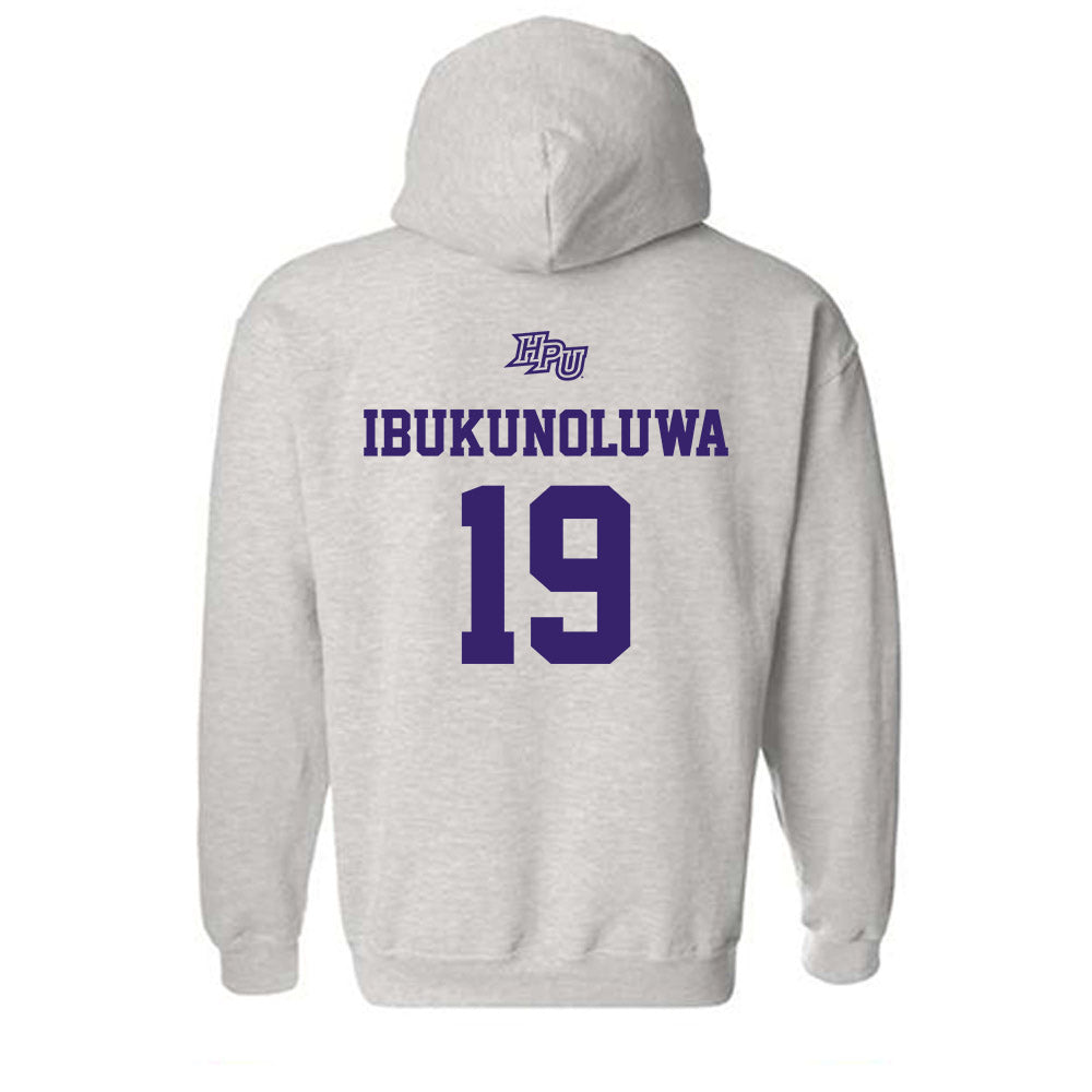 High Point - NCAA Men's Basketball : Josh Ibukunoluwa - Hooded Sweatshirt-1
