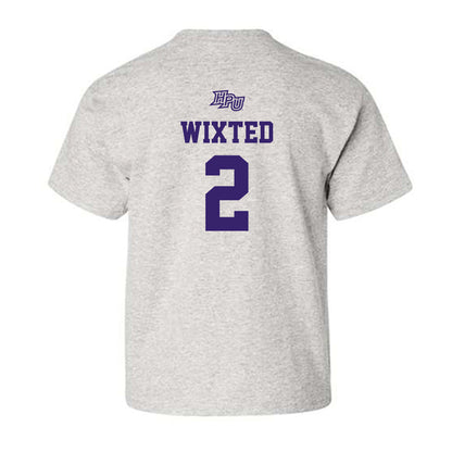 High Point - NCAA Men's Lacrosse : Justin Wixted - Youth T-Shirt-1