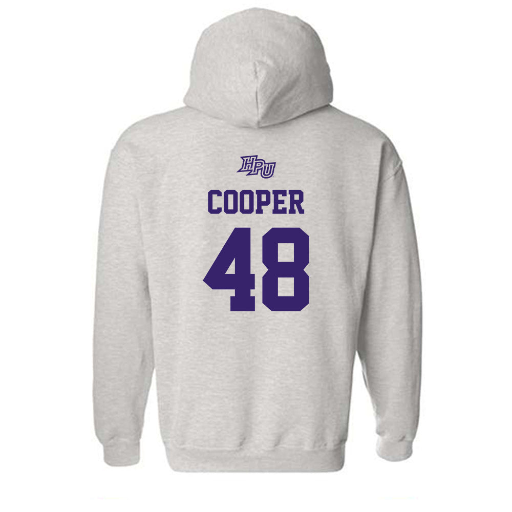 High Point - NCAA Men's Lacrosse : Owen Cooper - Hooded Sweatshirt-1