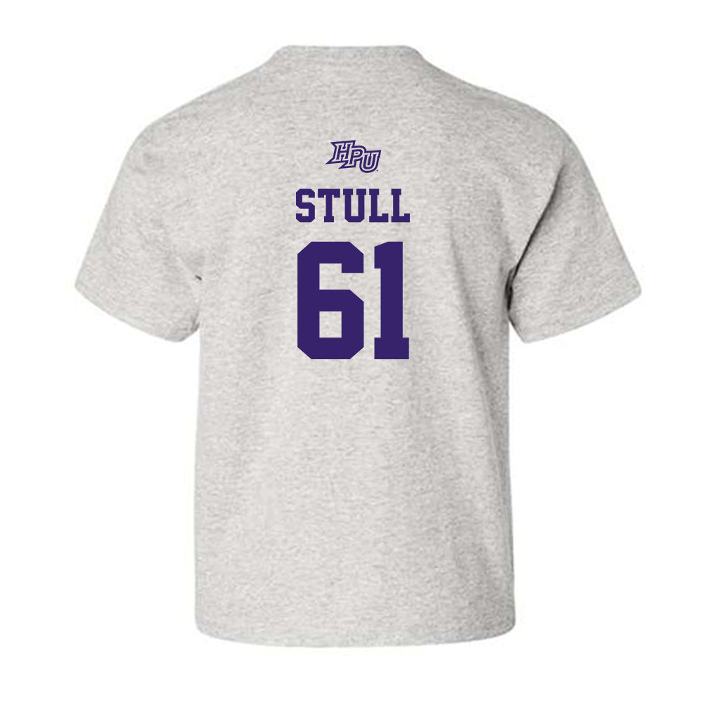High Point - NCAA Men's Lacrosse : Asher Stull - Youth T-Shirt-1