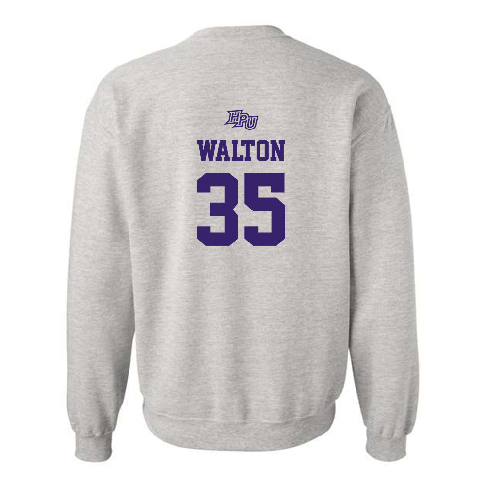 High Point - NCAA Baseball : Wade Walton - Crewneck Sweatshirt-1