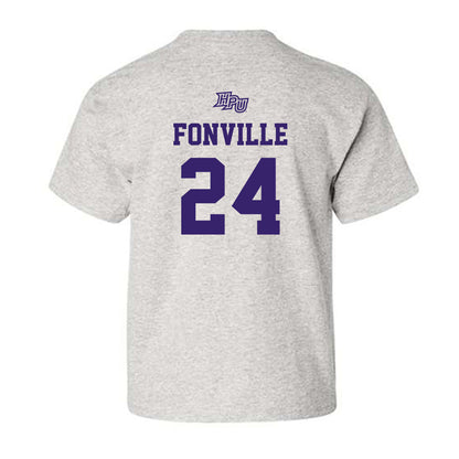 High Point - NCAA Men's Basketball : David Fonville - Youth T-Shirt-1