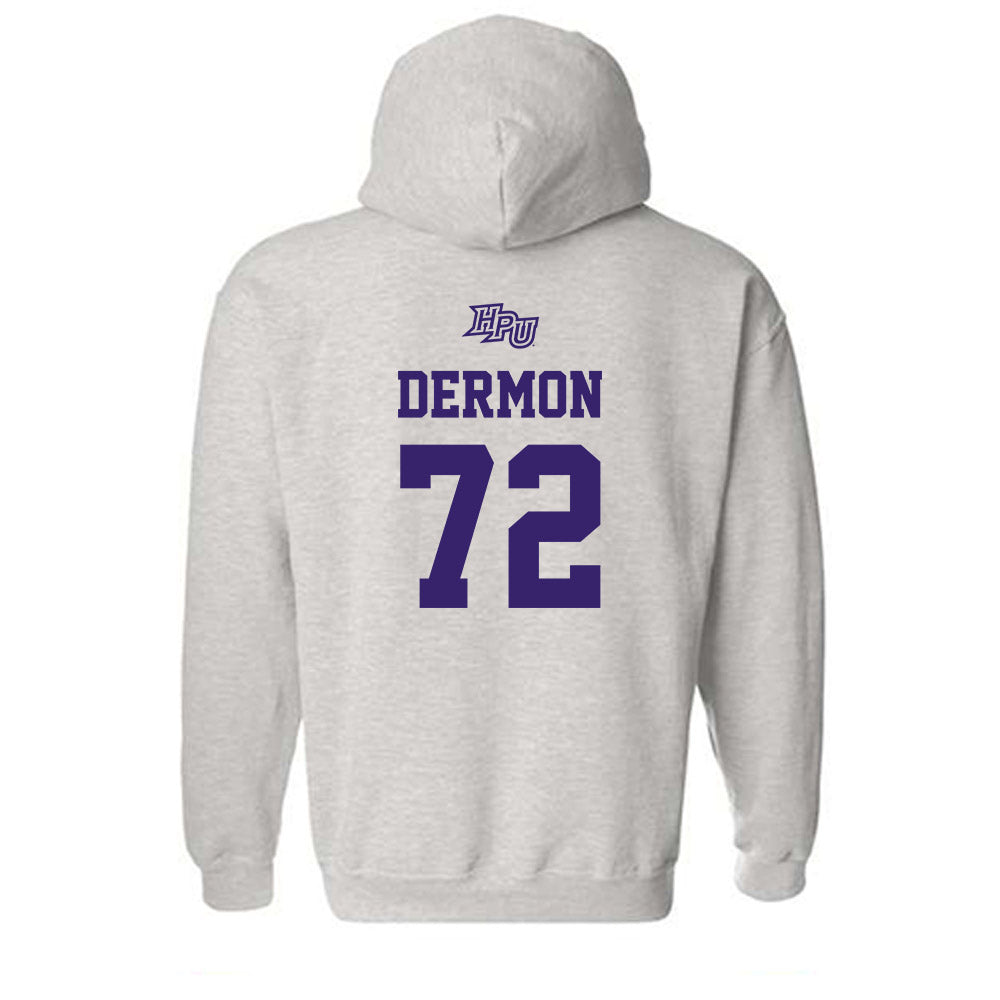 High Point - NCAA Men's Lacrosse : Luke Dermon - Hooded Sweatshirt-1