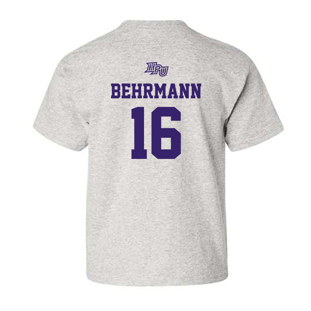 High Point - NCAA Men's Soccer : Noah Behrmann - Youth T-Shirt-1