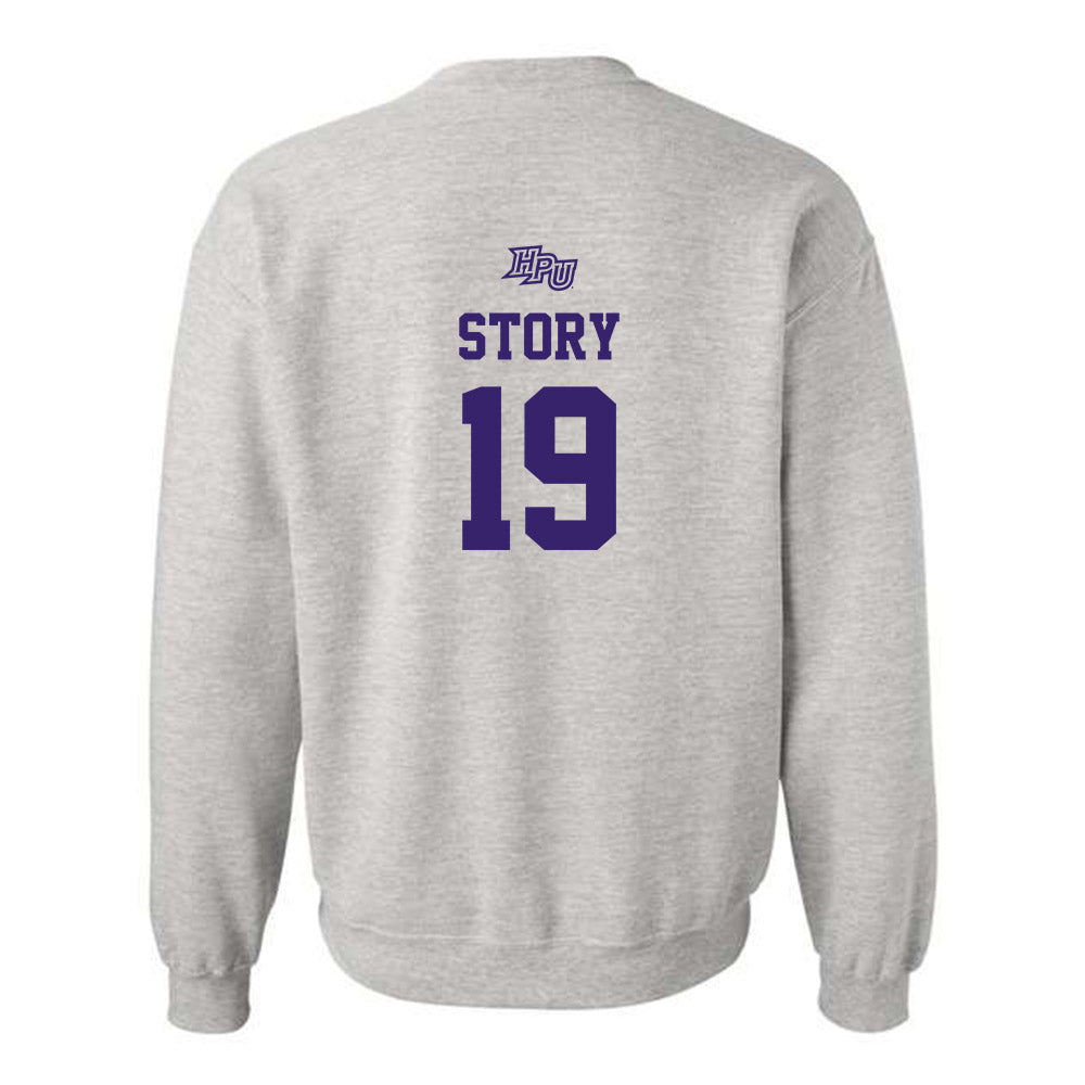 High Point - NCAA Baseball : Dylan Story - Crewneck Sweatshirt-1